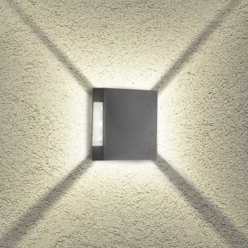 Brilagi - Applique LED da esterno QUADRAY LED/4W/230V antracite IP65
