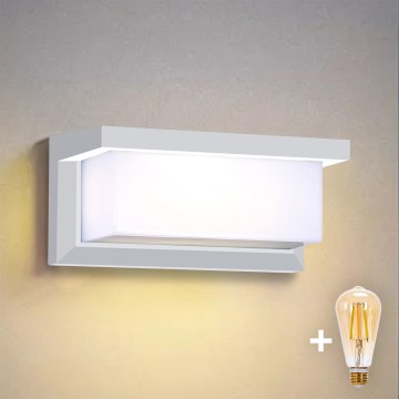 Brilagi - Applique LED dimmerabile da esterno BRICKY 1xE27/6W/230V 2700-6500K IP54 bianco