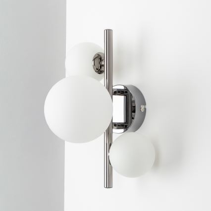 Brilagi - Applique LED MILLA 3xG9/3W/230V nero cromato/bianco