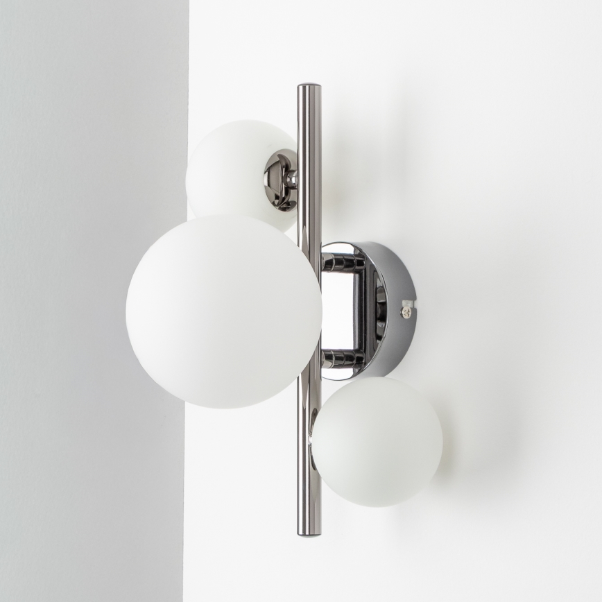 Brilagi - Applique LED MILLA 3xG9/3W/230V nero cromato/bianco