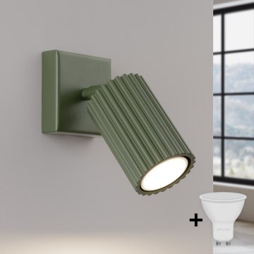 Brilagi - Applique LED orientabile CRESTO 1xGU10/10W/230V verde