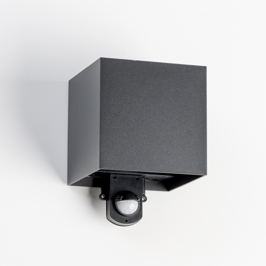 BRILAGI - Applique LED per esterni con sensore CUBE LED/6W/230V nero IP65