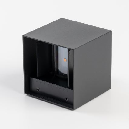 BRILAGI - Applique LED per esterni con sensore CUBE LED/6W/230V nero IP65