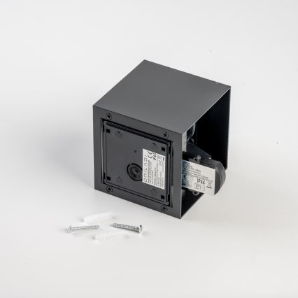 BRILAGI - Applique LED per esterni con sensore CUBE LED/6W/230V nero IP65