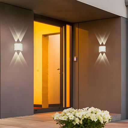 Brilagi - Applique LED per esterni FLAREBOX LED/4W/230V bianca IP65