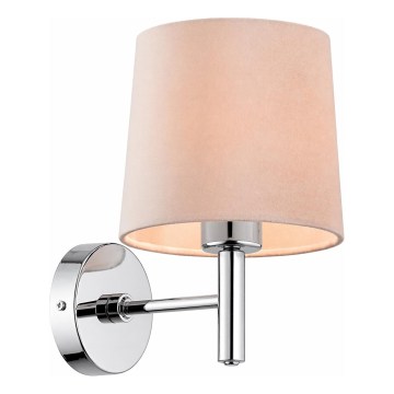 Brilagi - Applique MONTE 1xE27/60W/230V beige/cromo lucido