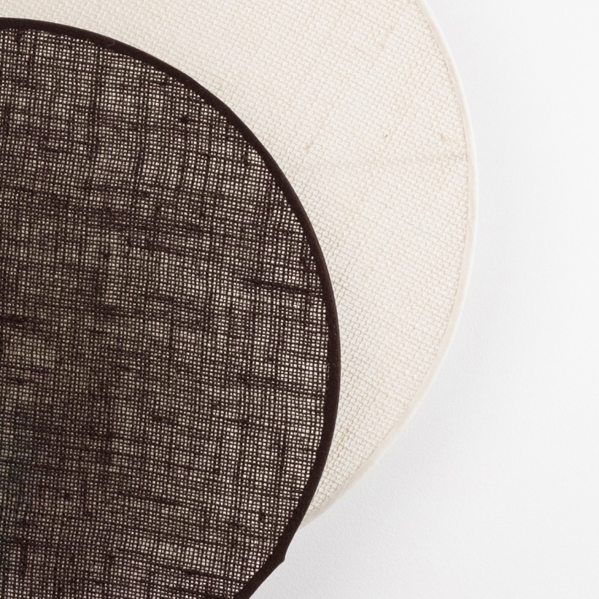 Brilagi - Applique murale CIRCLES 1xE27/60W/230V Ø 45 cm crème/marron