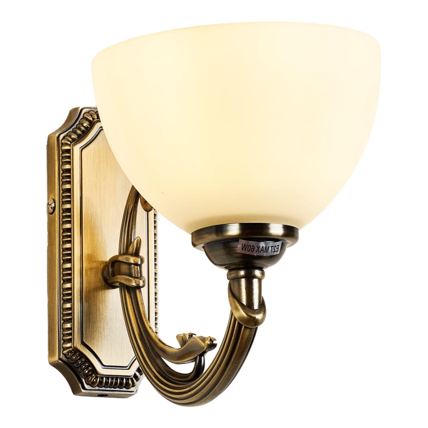 Brilagi - Applique murale CLASSIC 1xE27/60W/230V laiton