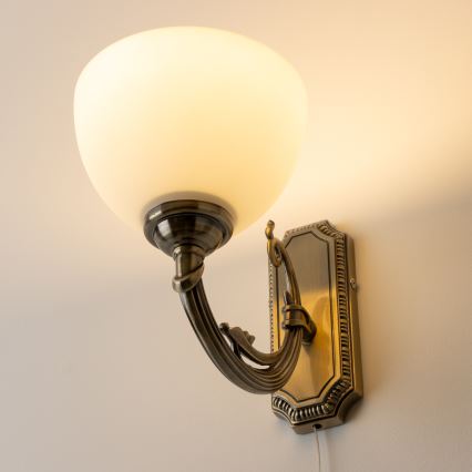Brilagi - Applique murale CLASSIC 1xE27/60W/230V laiton