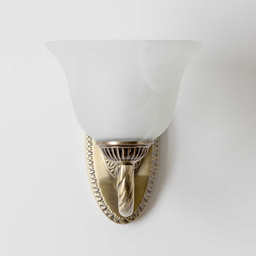 Brilagi - Applique murale CLASSIC 1xE27/60W/230V laiton