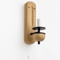 Brilagi - Applique murale COTTAGE 1xE14/40W/230V chêne