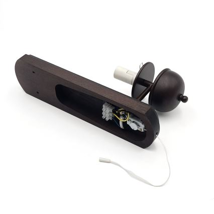 Brilagi - Applique murale COTTAGE 1xE14/40W/230V hêtre/marron