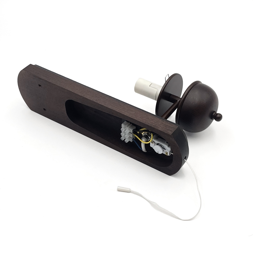 Brilagi - Applique murale COTTAGE 1xE14/40W/230V hêtre/marron