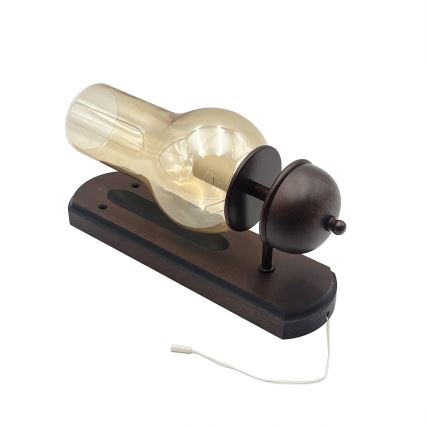 Brilagi - Applique murale COTTAGE 1xE14/40W/230V hêtre/marron
