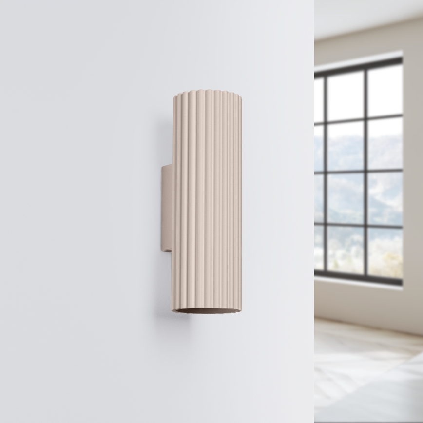 Brilagi - Applique murale CRESTO 2xGU10/10W/230V 20 cm taupe