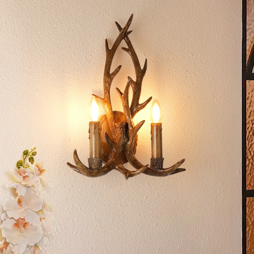 Brilagi - Applique murale DEER 2xE14/10W/230V