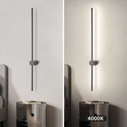 Brilagi - Applique murale extérieure LED AURA LED/20W/230V 4000K IP54 97 cm anthracite IRC 90