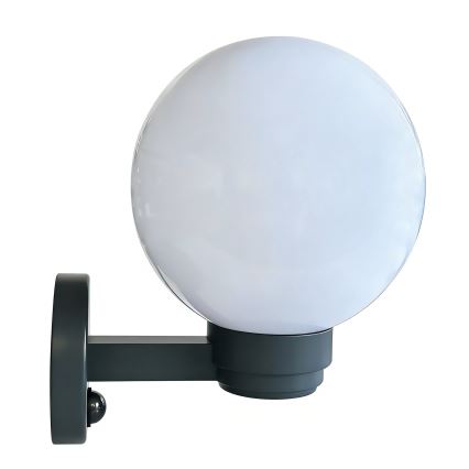 Brilagi - Applique murale extérieure avec détecteur de mouvement HARBOR 1xE27/40W/230V IP33 anthracite/blanc