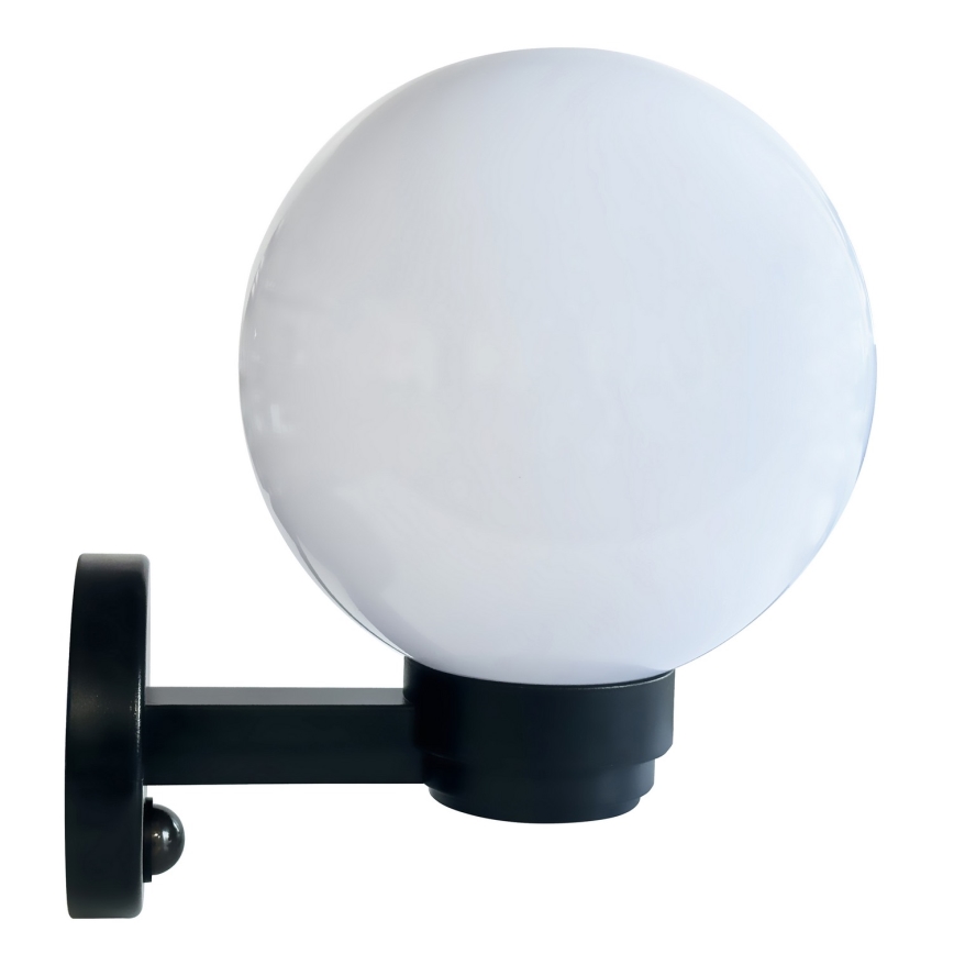 Brilagi - Applique murale extérieure HARBOR avec détecteur de mouvement 1xE27/40W/230V IP33 noir/blanc