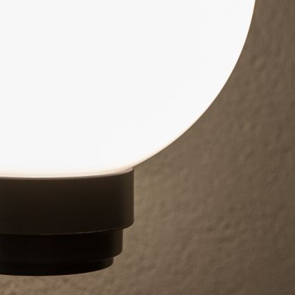 BRILAGI - Applique murale extérieure HARBOR avec détecteur de mouvement 1xE27/40W/230V IP33 noir/blanc