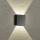 Brilagi - Applique murale d'extérieur DOUBLERAY LED/4W/230V noire IP65