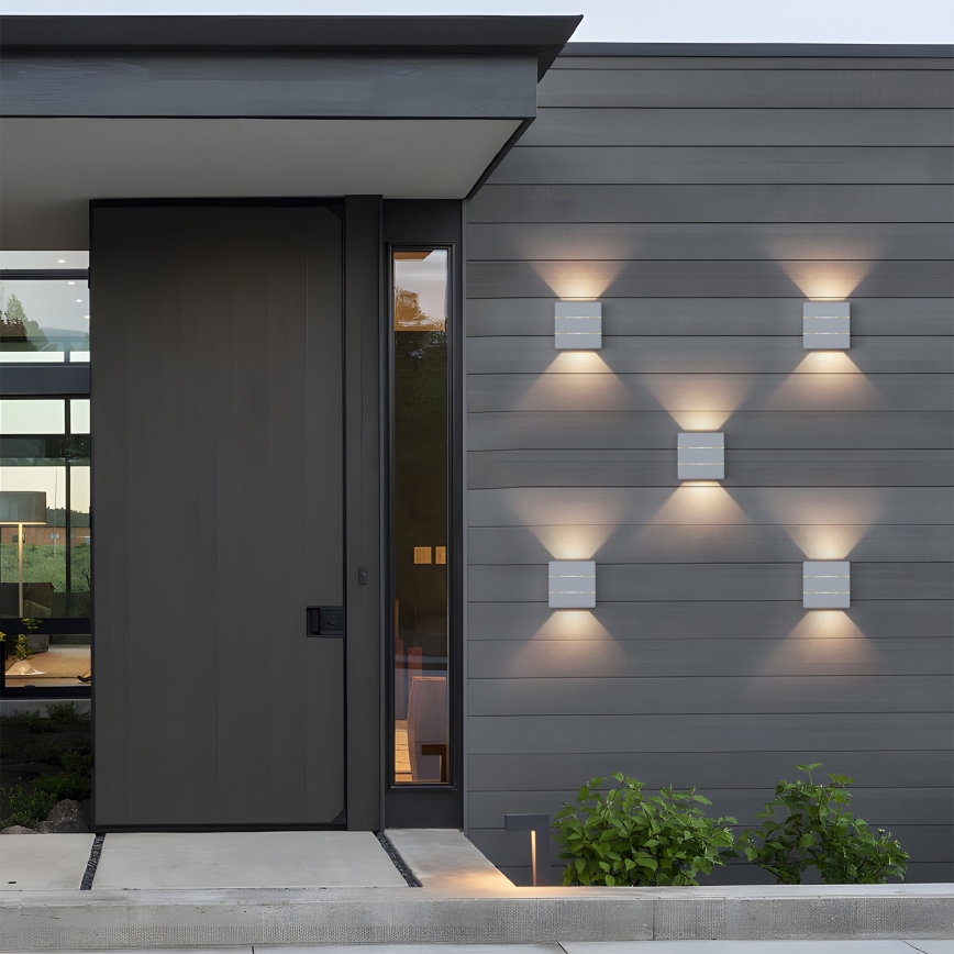 Brilagi - Applique murale d'extérieur DOUBLERAY LINE LED/6W/230V blanche IP54