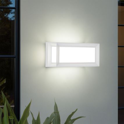 Brilagi - Applique murale d'extérieur LED avec détecteur PARKER LED/12W/230V blanc IP44