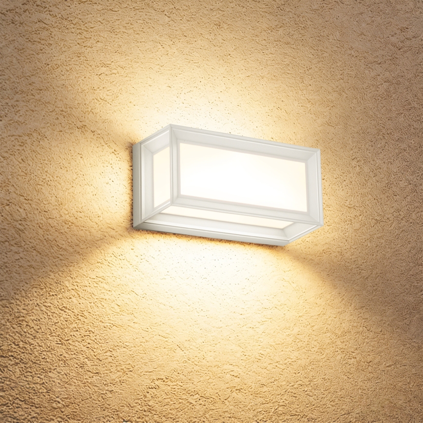 Brilagi - Applique murale d'extérieur LED avec détecteur PARKER LED/12W/230V blanc IP44