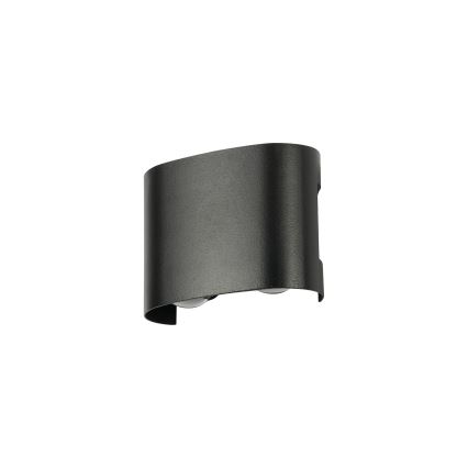 Brilagi - Applique murale d'extérieur LED FLAREBOX LED/4W/230V noire IP65