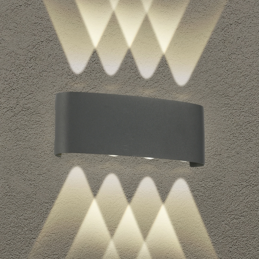 Brilagi - applique murale d'extérieur LED FLAREBOX LED/8W/230V anthracite IP65