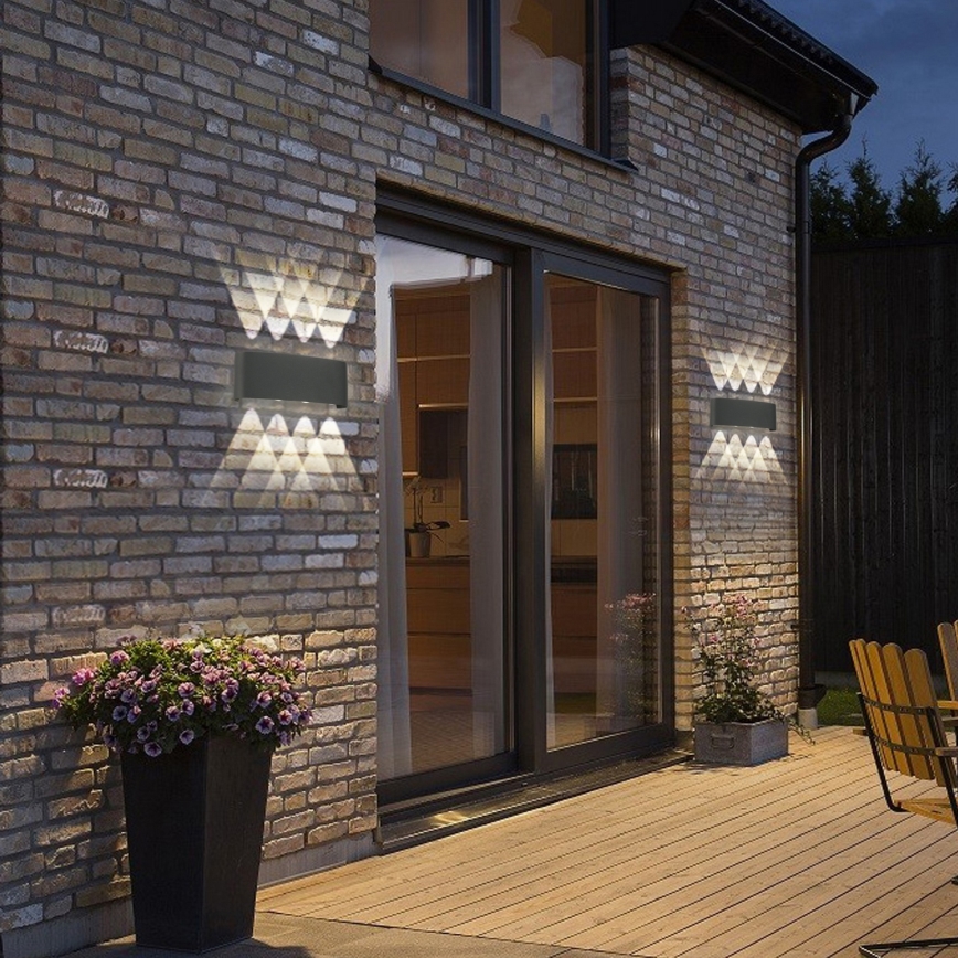 Brilagi - applique murale d'extérieur LED FLAREBOX LED/8W/230V anthracite IP65