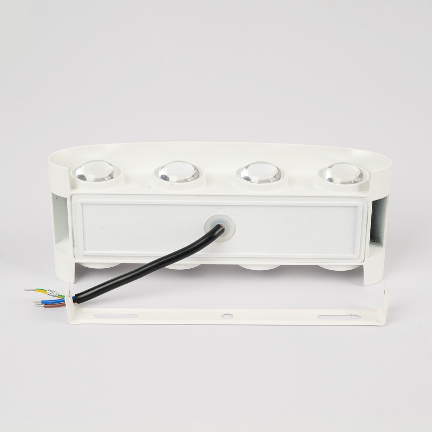 Brilagi - Applique murale d'extérieur LED FLAREBOX LED/8W/230V blanche IP65