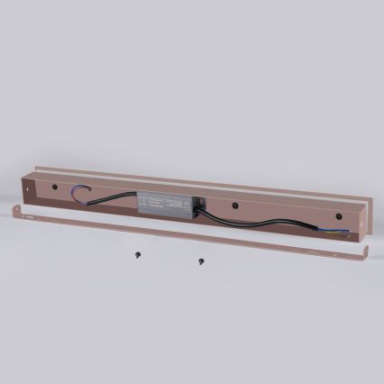 Brilagi - Applique murale d'extérieur LINEAR LED/8W/230V 3000K IP65 30 cm marron IRC 90