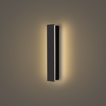 Brilagi - Applique murale d'extérieur LED LINEAR LED/8W/230V 3000K IP65 30 cm noire