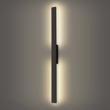 Brilagi - Applique murale d'extérieur LED LUNA 24W/230V 4000K IP65 100 cm noire