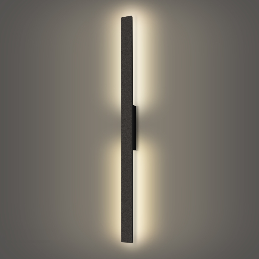 Brilagi - Applique murale d'extérieur LED LUNA 24W/230V 4000K IP65 100 cm noire
