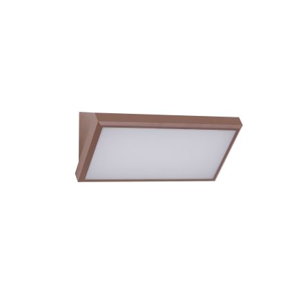 BRILAGI - Applique murale extérieure LED RGBW à intensité variable TRIANGLE 1xE27/12W/230V 2700-6500K IP65 marron