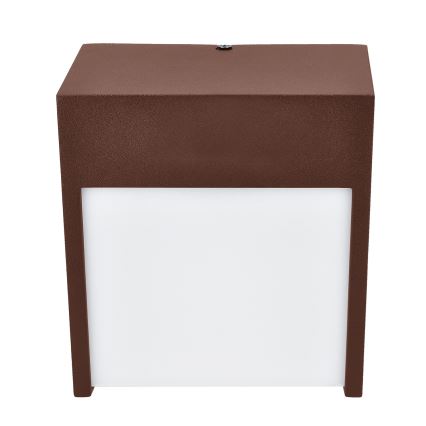 Brilagi - Applique murale d'extérieur LED TERNI LED/12W/230V brun IP44