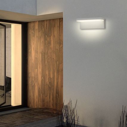 Brilagi - Applique murale d'extérieur LED TESSI LED/10W/230V blanche IP54