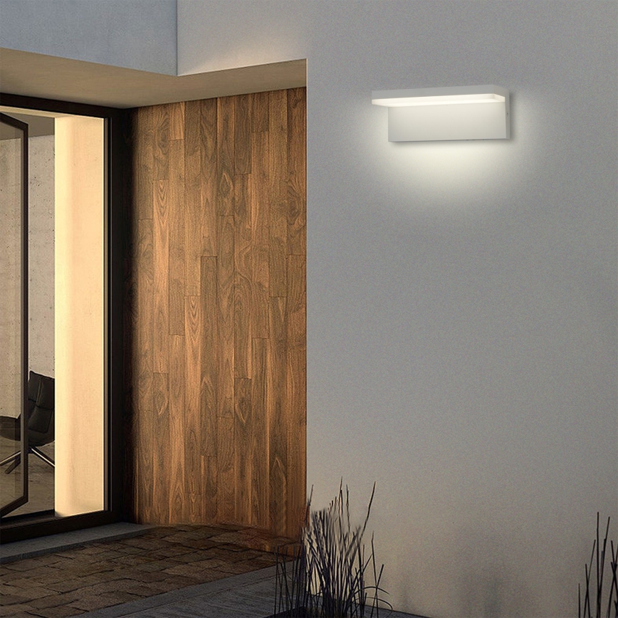 Brilagi - Applique murale d'extérieur LED TESSI LED/10W/230V blanche IP54