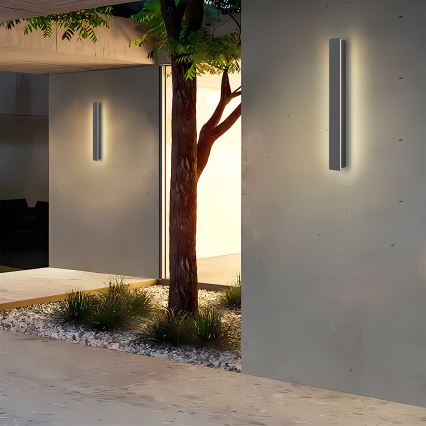Brilagi - Applique murale extérieure LED LINEAR/12W/230V 3000K IP65 50 cm anthracite