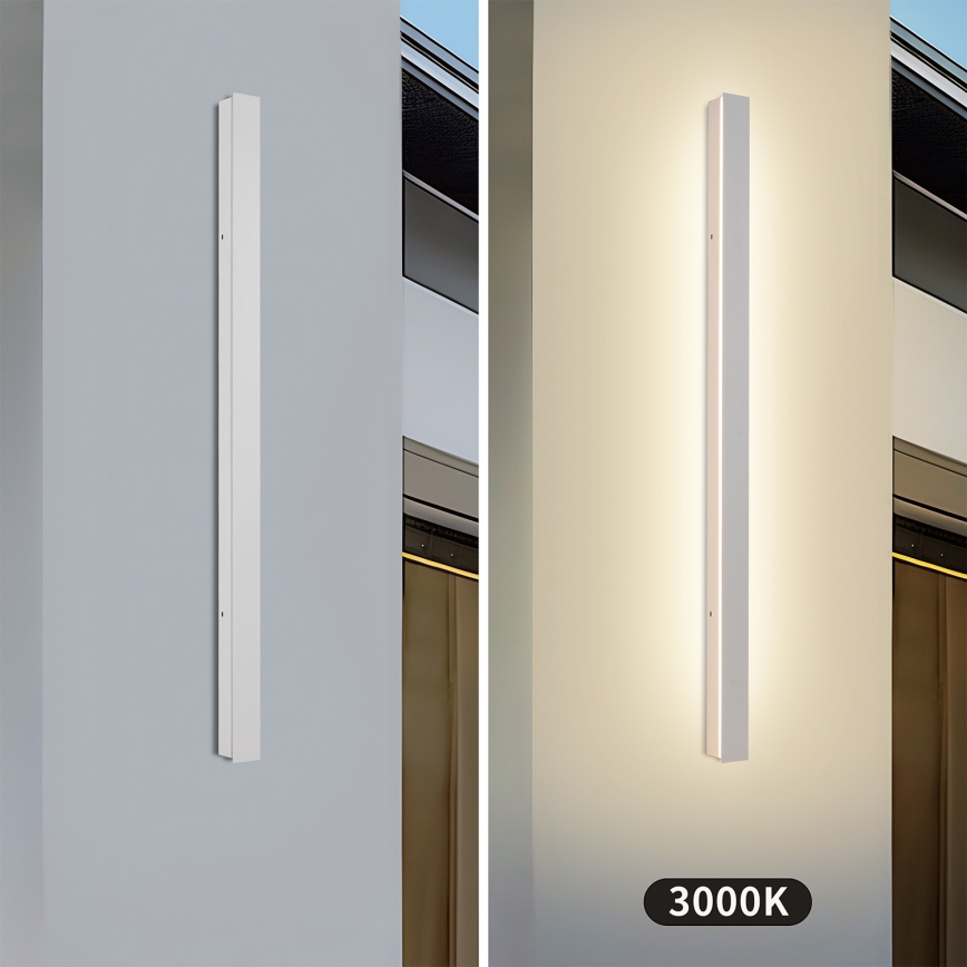 Brilagi - Applique murale LED d'extérieur LINEAR LED/22W/230V 3000K IP65 100 cm blanche IRC 90