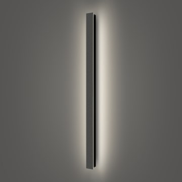 Brilagi - Applique murale d'extérieur LINEAR LED/22W/230V 4000K IP65 100 cm noire