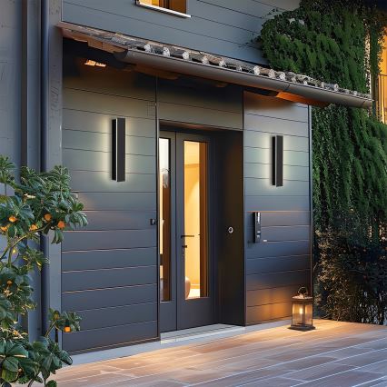 Brilagi - Applique murale extérieure LINEAR LED/8W/230V 3000K IP65 30 cm noire IRC 90