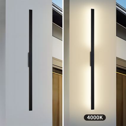 Brilagi - Applique murale d'extérieur LED LUNA LED/30W/230V 4000K IP65 150 cm noir IRC 90