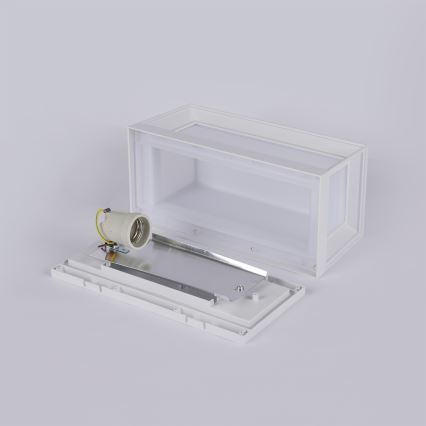 Brilagi - Applique murale d'extérieur PARKER 1xE27/60W/230V blanche IP44