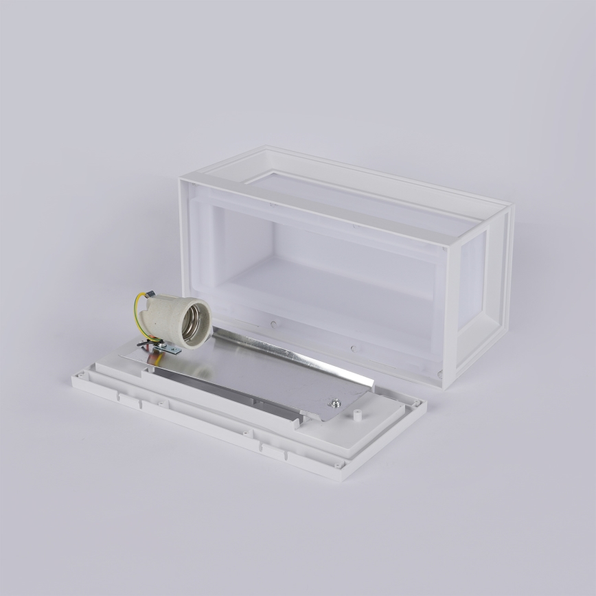 Brilagi - Applique murale d'extérieur PARKER 1xE27/60W/230V blanche IP44