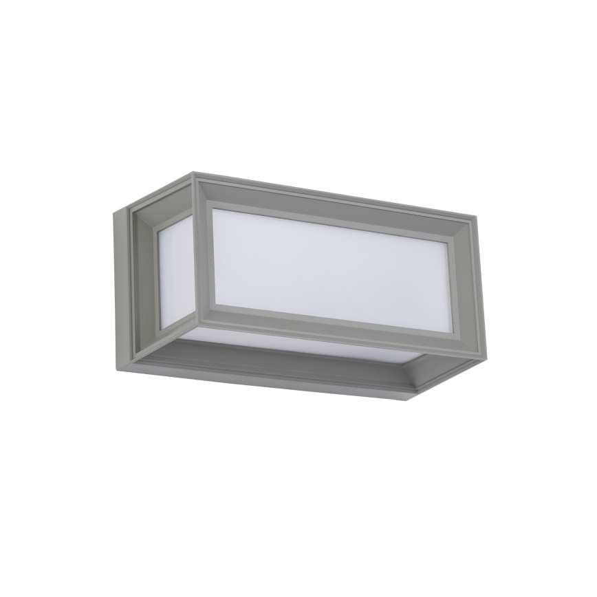 Brilagi - Applique murale d'extérieur PARKER LED/12W/230V grise IP44