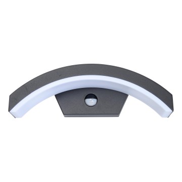 Brilagi - Applique murale extérieure avec détecteur ARCELO LED/8W/230V IP54