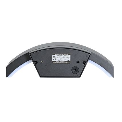 Brilagi - Applique murale extérieure avec détecteur ARCELO LED/8W/230V IP54